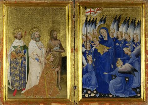 The Wilton Diptych: Opulent Gold and Reverential Portraiture