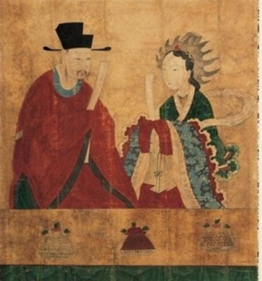 Portrait of Seongung of Goryeo: A Study in Restrained Elegance and Spiritual Depth!