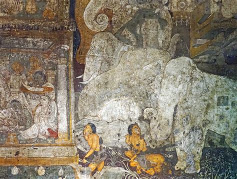 The Ajanta Frescoes - Exquisite Depictions of Narrative and Symbolism!