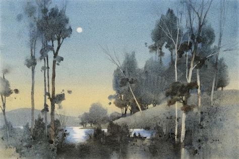 The Fragrance of Jasmine and Moonlight, An Exploration into Watercolor Dreamscapes