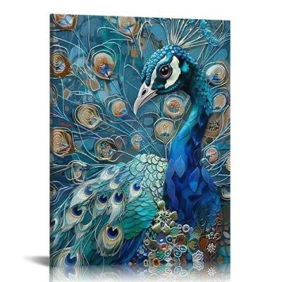 The Jeweled Peacock - A Visionary Exploration of Avian Majesty and Intricate Enamel Work!